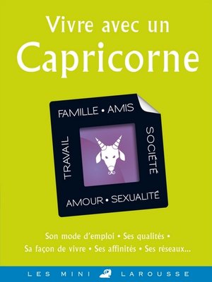 cover image of Vivre avec un Capricorne